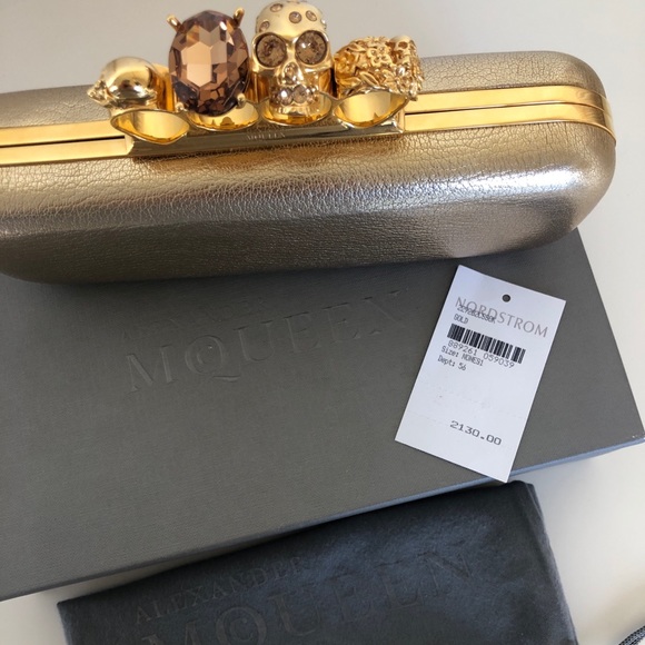 ☑️ SOLD ☑️ Alexander McQueen Skull Clutch - Picture 11 of 12